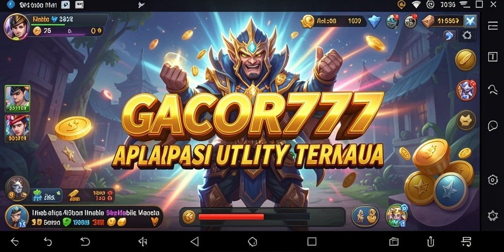 Tampilan antarmuka GACOR777 yang modern dan user-friendly.