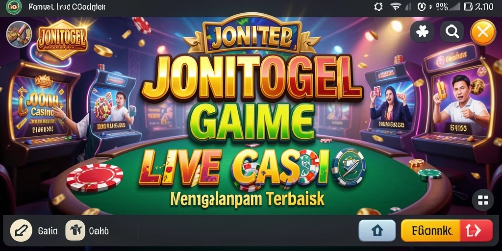 Tampilan menarik dari gameplay JONITOGEL yang mendebarkan.