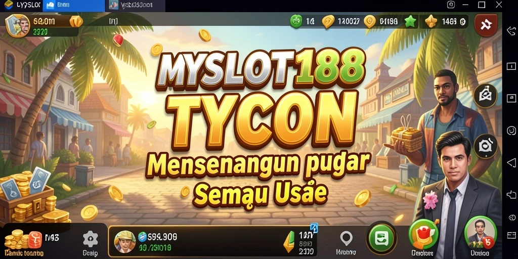 Tangkapan layar MYSLOT188 menampilkan momen seru dalam permainan Tycoon.