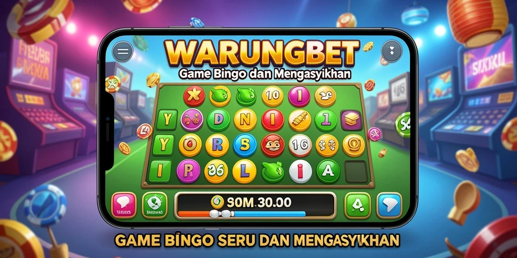 Tampilan gameplay seru dalam game Bingo WARUNGBET.