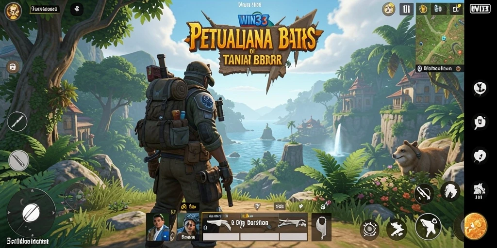 Tangkapan layar menunjukkan gameplay menarik di dunia terbuka WIN33.
