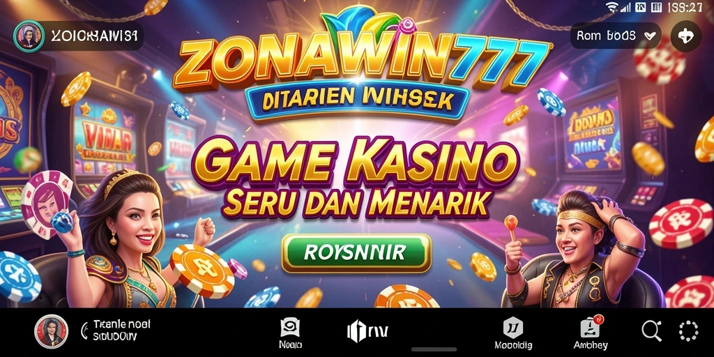 Screenshot ZONAWIN777 menampilkan gameplay Kasino yang mengasyikkan.